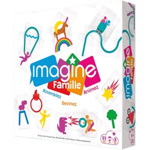 Jeu d’ambiance Asmodee Imagine Famille Bleu - Publicité