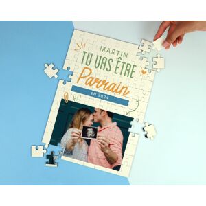 Cadeaux.com Puzzle personnalisable - Tu vas être parrain