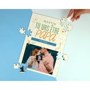 Cadeaux.com Puzzle personnalisable - Tu vas être papa