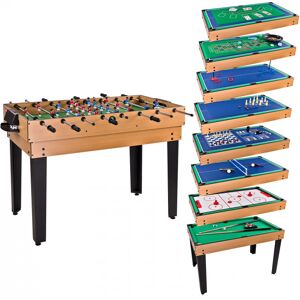 Dema Table multi-jeux 15 jeux en 1 - baby foot - billard - tennis table etc