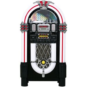 Arcade Jeux Jukebox vintage CD, Bluetooth et USB 2x 20 W stereo ? 57 x 30 x 105 cm