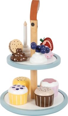 small foot® Étagère à cupcakes pour cuisine enfant tasty bois