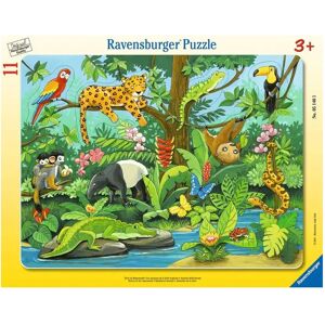 Ravensburger Puzzle Didactica Incorniciati - Animali della giungla