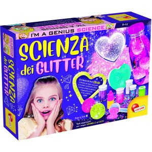 lisciani i'm a genius laboratorio della scienza dei glitter