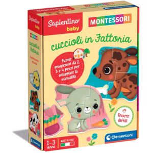 Clementoni Sapientino Montessori Cuccioli Fattoria