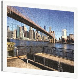 Leroy Merlin Cornice per puzzle 3000 pezzi bianco opaco per foto da 121.4x80.4 cm