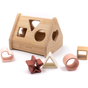 Bamboom Puzzle Casetta in Legno Pink