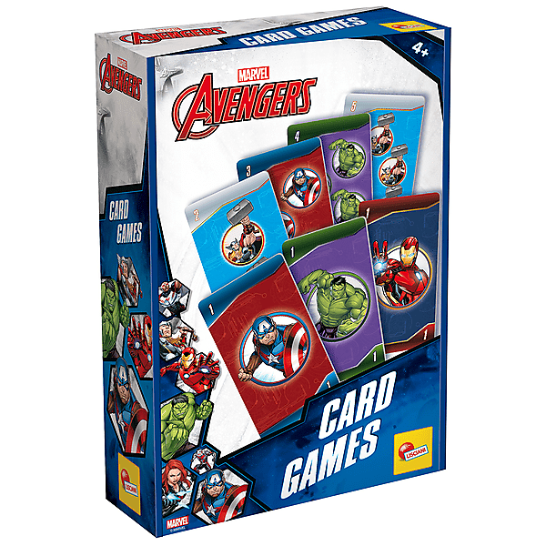 lisciani gioco di carte  avengers card games