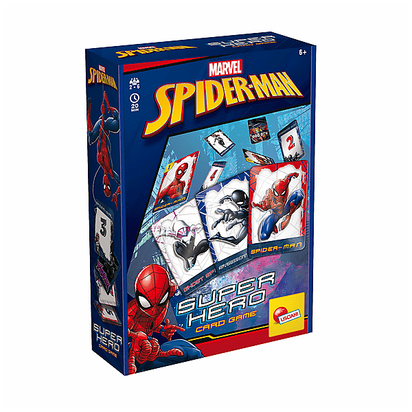 lisciani gioco di carte  spider-man card game