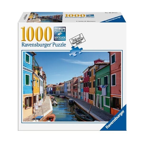 ravensburger puzzle l'isola di burano venezia  1000 pezzi