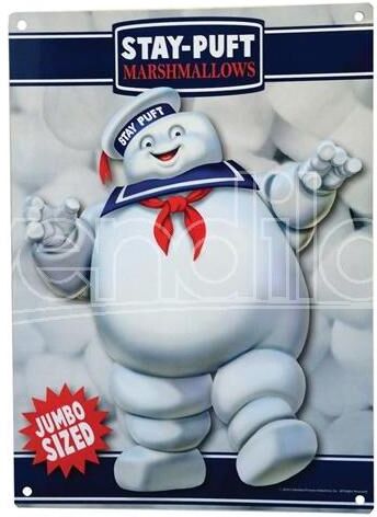 FACTORY ENTERTAINMENT Ghostbustoers Stay Puft Metallo Sign Poster