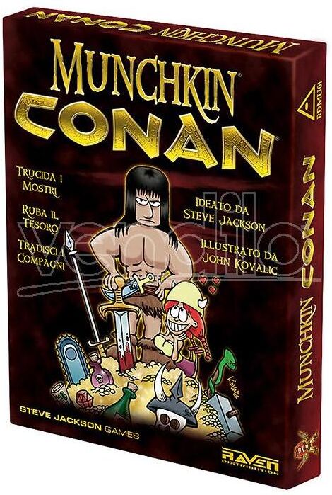 RAVEN DISTRIBUTION Munchkin - Conan Giochi Da Tavolo Tavolo/societa'