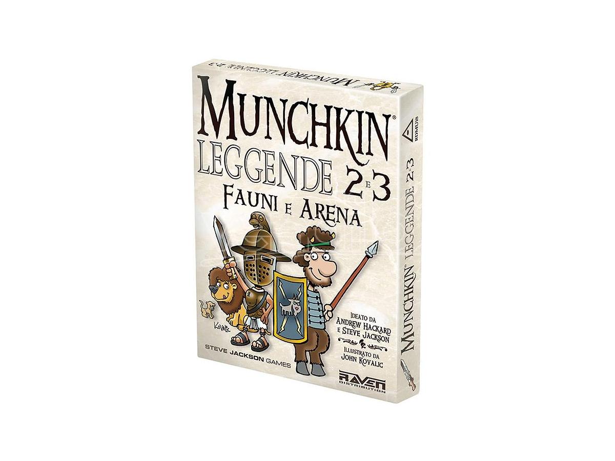 RAVEN DISTRIBUTION Munchkin Leggende 2 E 3 - Fauni Arena Giochi Da Tavolo Tavolo/societa'