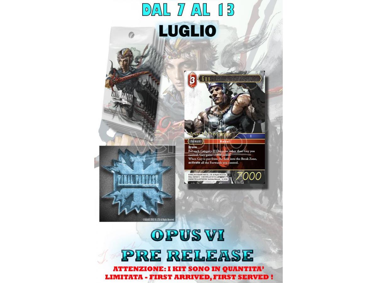 SQUARE ENIX Fftcg Opus Vi Pre Release Kit Gioco Da Tavolo