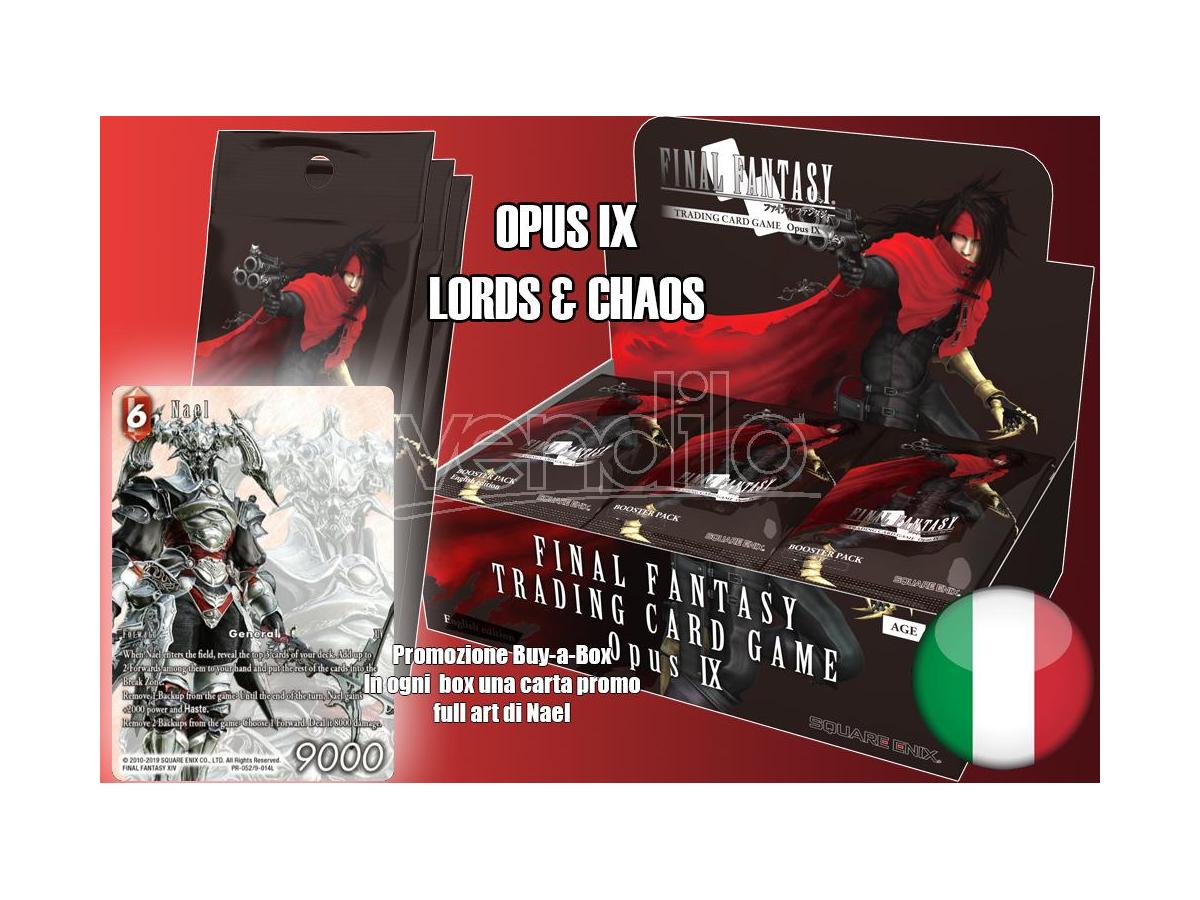 SQUARE ENIX Fftcg Opus Ix Boosters Box Italian (36) Gioco Da Tavolo