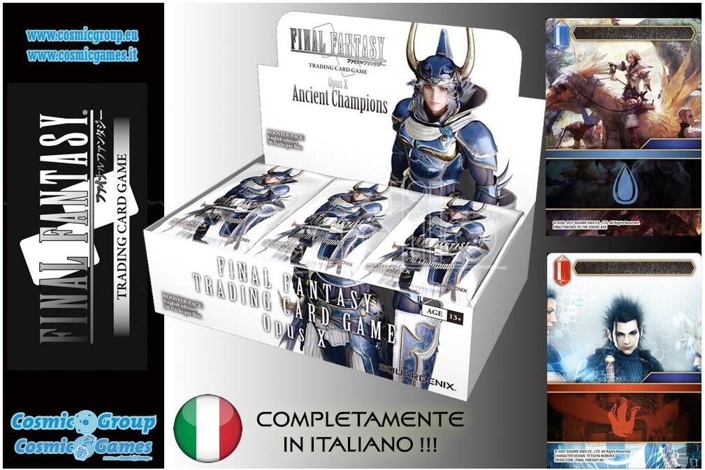 SQUARE ENIX Fftcg Opus X Boosters Box Italian (36) Gioco Da Tavolo