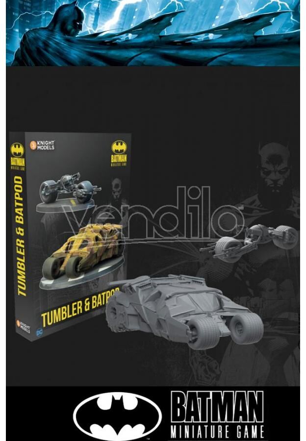 KNIGHT MODELS Bmg Bicchiere & Batpod Wargame