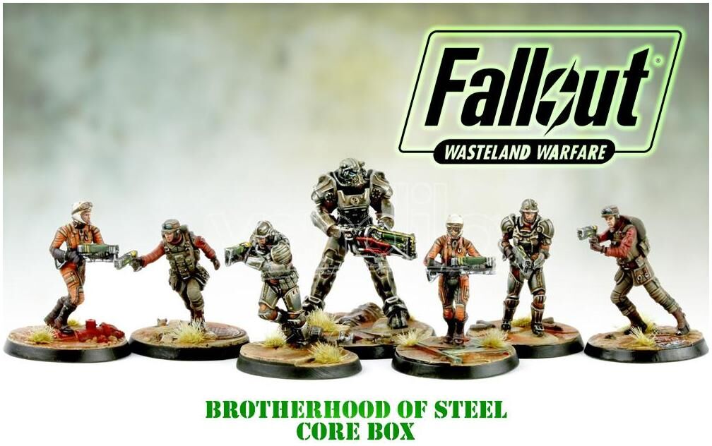 MODIPHIUS Fallout Ww Brotherhood Of Steel Core Box Gioco Da Tavolo