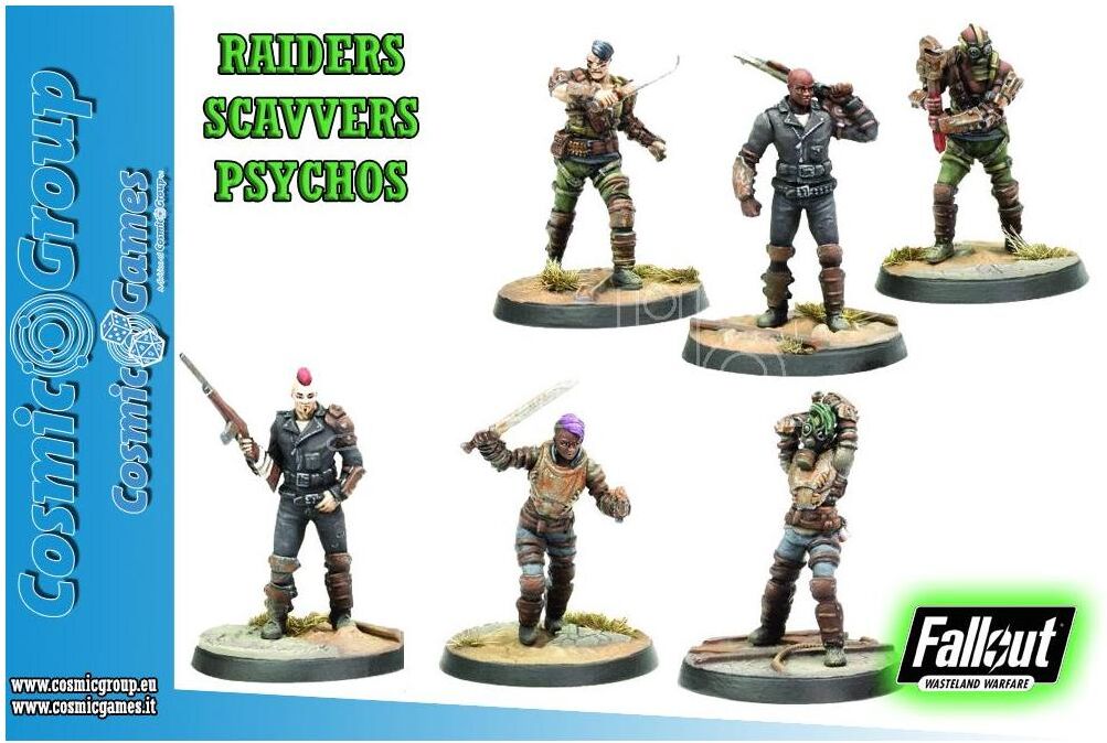 MODIPHIUS Fww Raiders: Psychos & Scavvers Wargame