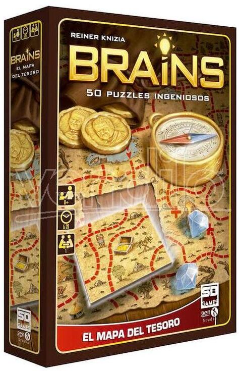 SD GAMES Brains Treasure Map Gioco Da Tavolo