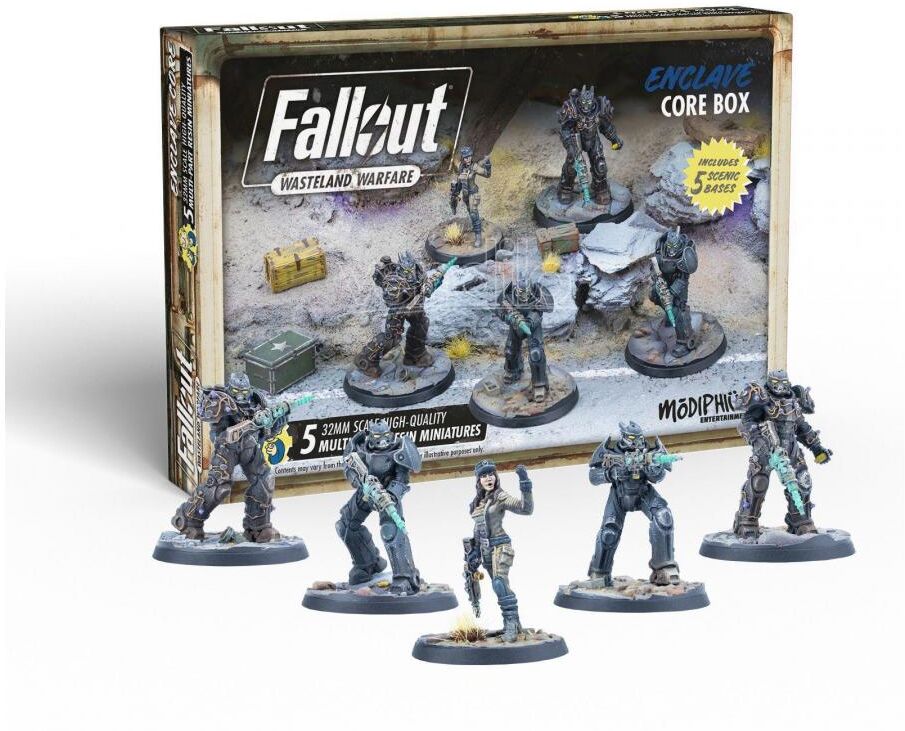 MODIPHIUS Fallout Ww Enclave Core Box Gioco Da Tavolo