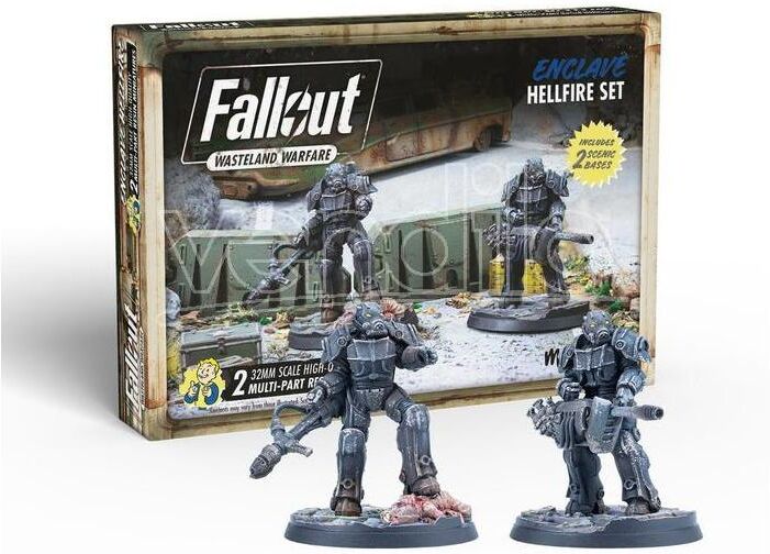 MODIPHIUS Fallout Ww Enclave Hellfire Set Gioco Da Tavolo