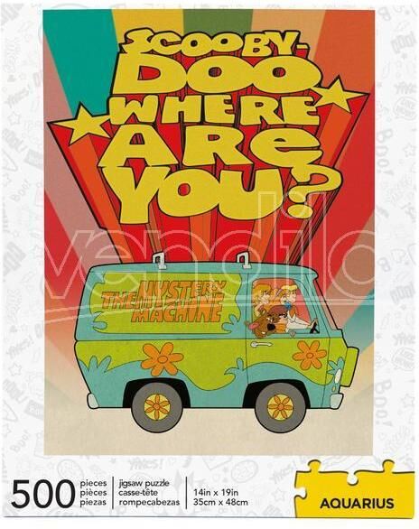 AQUARIUS ENT Scooby Doo Where Are You? 500 Pcs Puzzle Puzzle