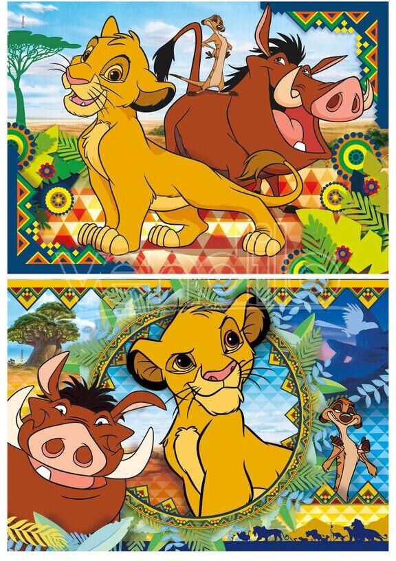 CLEMENTONI Disney Il Re Leone Puzzle 2x60pcs