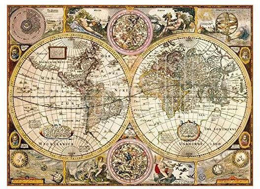 CLEMENTONI Old-Map Puzzle 3000pcs