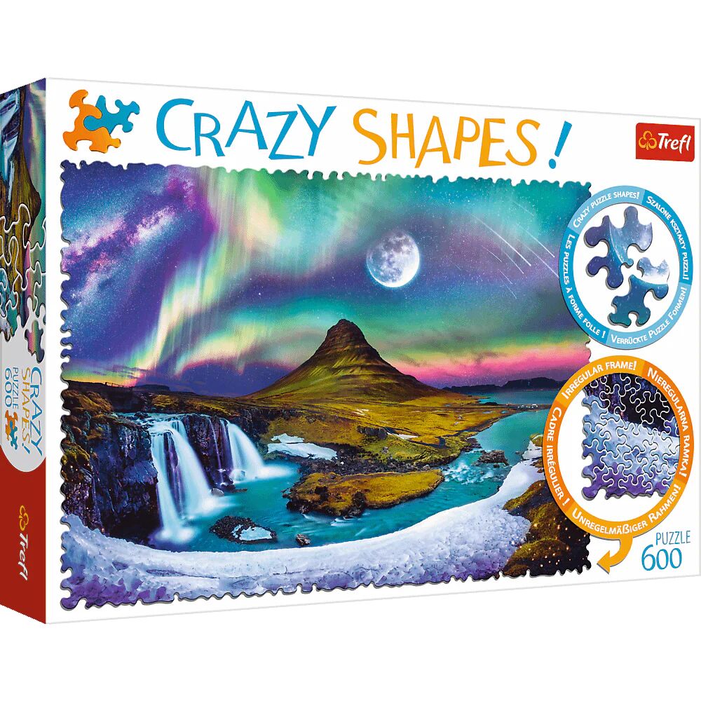 Trefl Puzzle Crazy Shapes! - Aurora Over Iceland