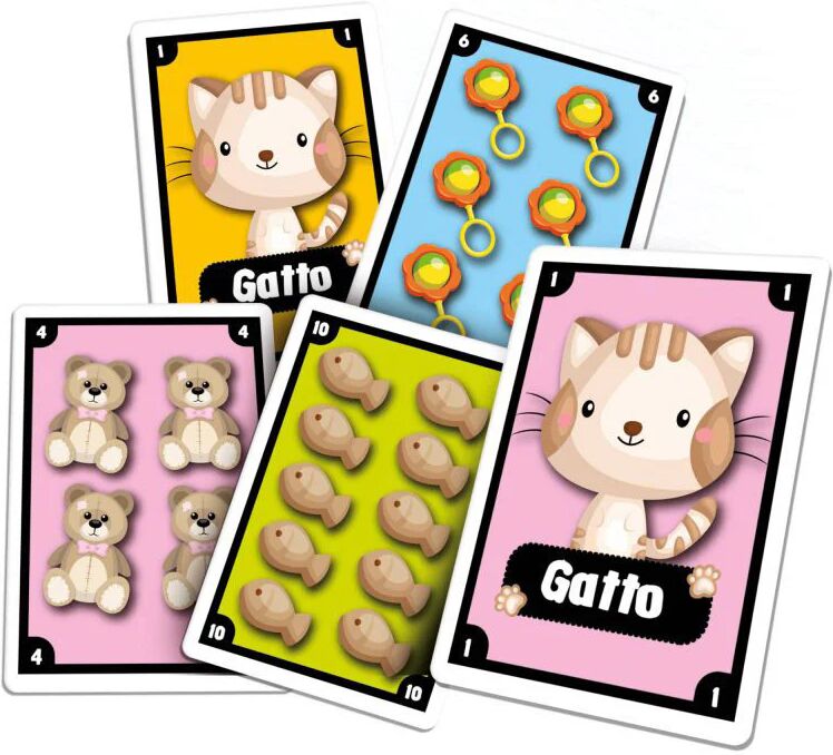 Lisciani Le Carte Dei Bambini Gatto Pigliatutto