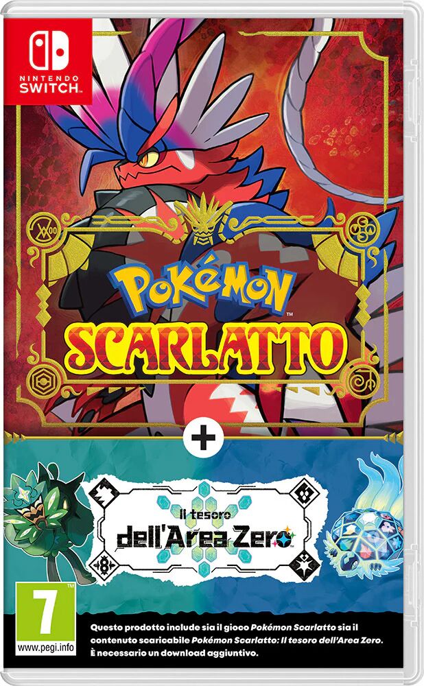 Pokémon Scarlatto + pack espansione Il Tesoro dell’Area Zero - Switch