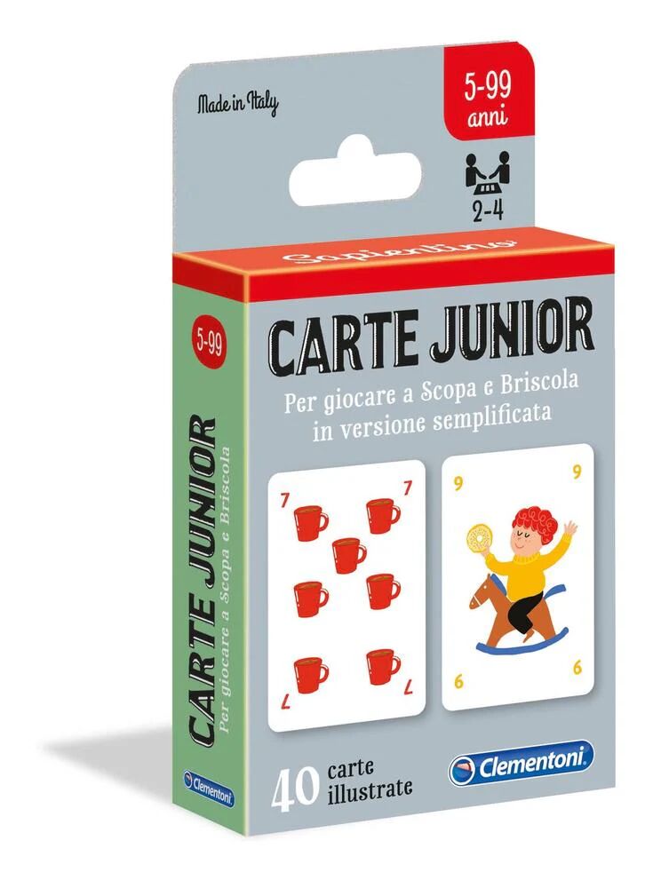 Clementoni Carte Junior Carta da gioco Apprendimento