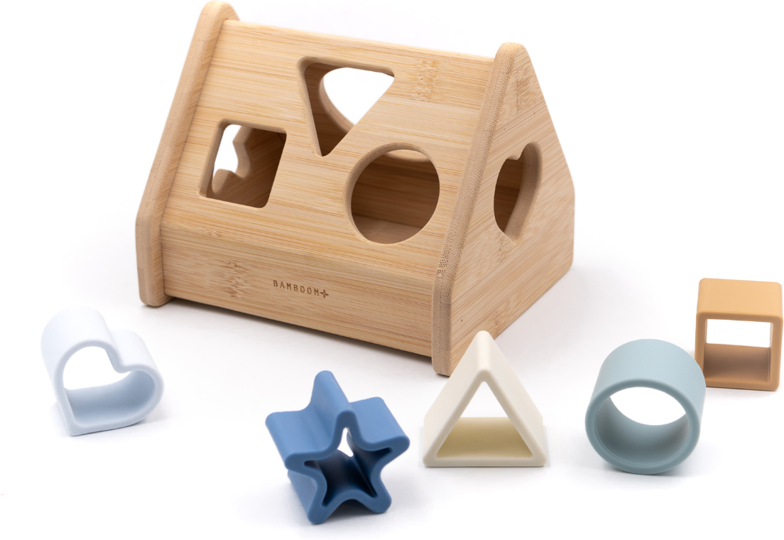 Bamboom Puzzle Casetta in Legno Blu