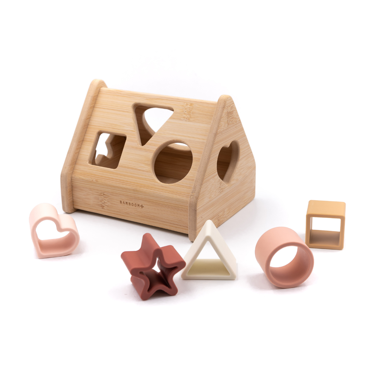 Bamboom Puzzle Casetta in Legno Pink