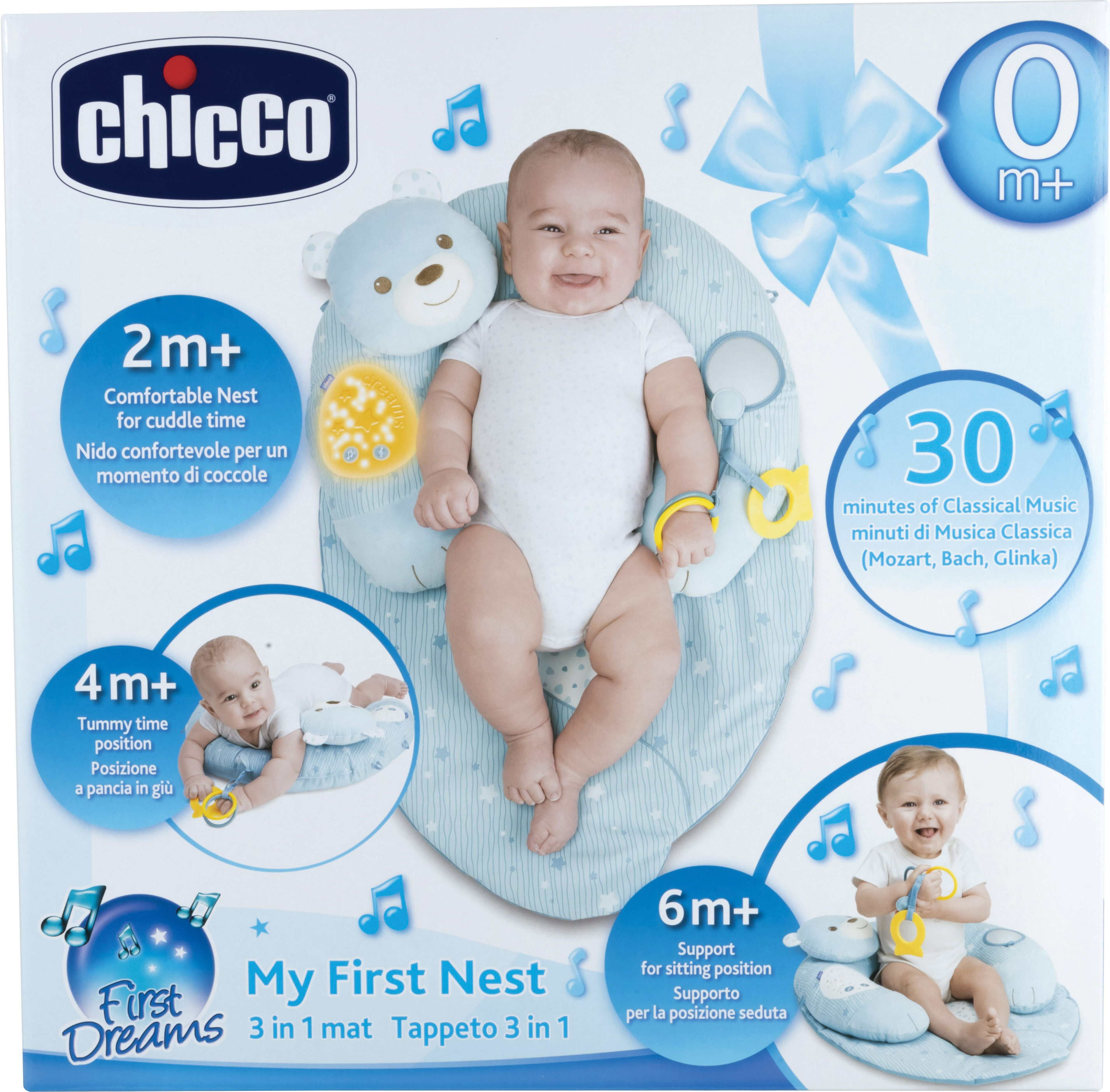 Chicco Ch gioco fd my first nest azzurro