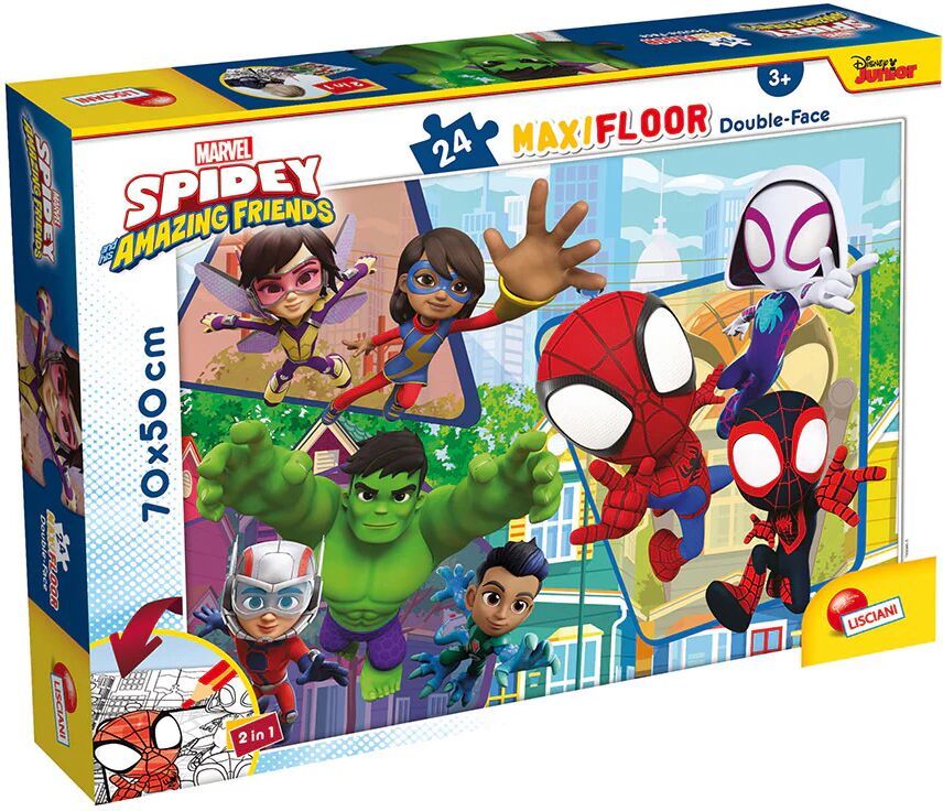 Liscianigiochi Marvel Puzzle Df Maxi Floor 24 Spidey