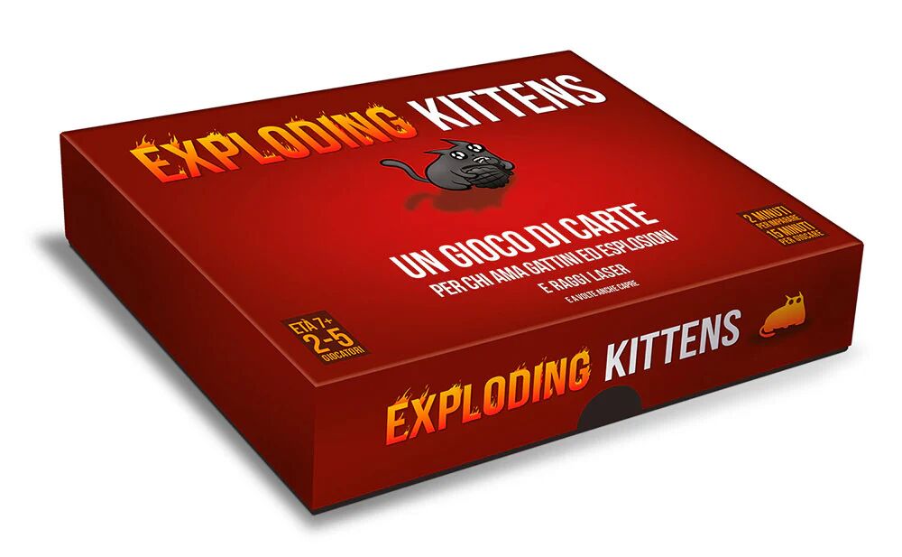 Asmodee Exploding Kittens 15 min Carta da gioco Gioco di probabilità