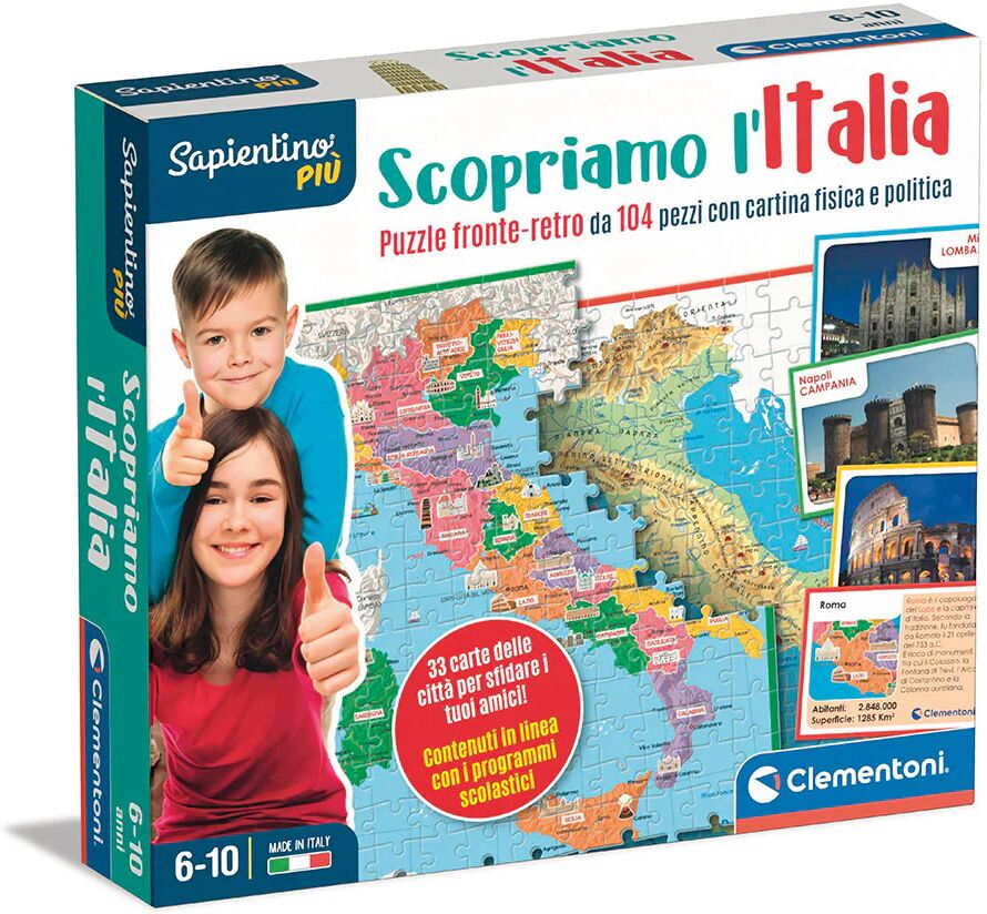 Clementoni Sapientino Piu Sapientino Più Scopriamo l'Italia