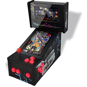 Unicview Virtuele mini-pinball, Playfield 33,8 cm (13,3 inch), backglass 25,6 cm (10,1 inch), PC N5105, 8 GB RAM, 128 GB SSD, bevat meer dan 500 pinball-boards en meer dan 900 verticale mama-games,