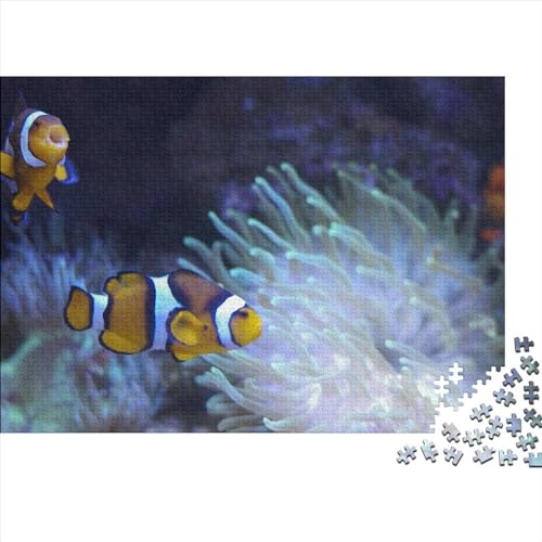 CHUIYUFULAN Seabed Puzzel met 500 stukjes, voor volwassenen en kinderen vanaf 14 jaar, familiedecoratie, feestaccessoires, spelletjes, onderwater, puzzels, spelletjes, feestaccessoires, 52 x 38 cm