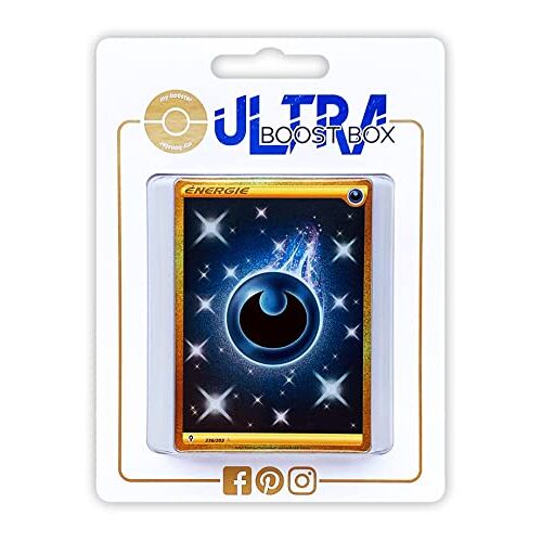 my-booster Energie Dark 236/192 Energie geheim goud – Ultraboost X zwaard en schild 7 hemelontwikkeling – doos met 10 Franse Pokémon-kaarten