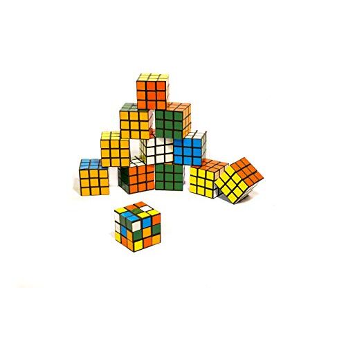 Flanacom Premium Magische Cube – Set van 12 3 x 3 magische kubus – mini-set – puzzelspellen om mee te nemen – kindergeduld (normale editie)