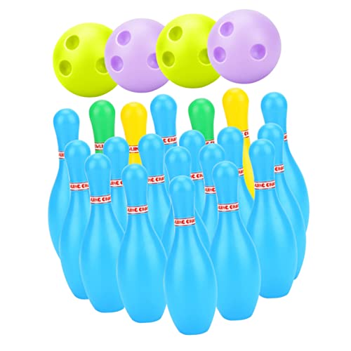 Yardwe 2 Sets Bowling Set Peuter Bowling Pin Kinderen Bowlingbal Bowlingbal Peuter Bowling Speelgoed Outdoor Bowling Speelgoed Kinderen Bowling Pin Peuter Bowlingbal Bowling Spel