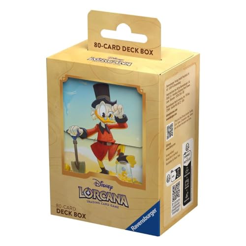 Ravensburger Disney Lorcana Trading Card Game: Die Tintenlande Deck Box Dagobert Duck