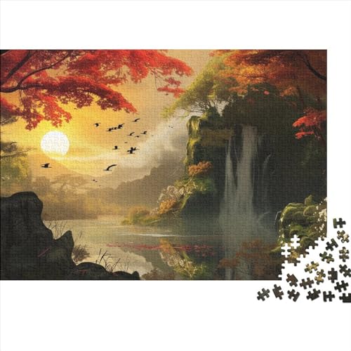 HAAPYILUO Puzzel 500 stukjes puzzel volwassenen educatief spel puzzel grote puzzels 500 stuks puzzel houten puzzels 500 stuks houten creatieve puzzel 500 stuks (52x38cm)