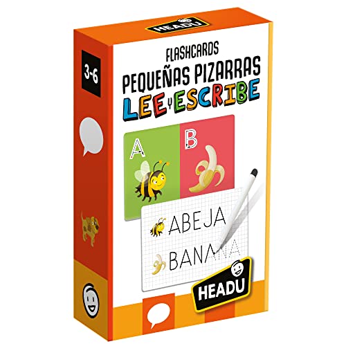 Headu Haedu Flashcards kleine borden om te lezen en te schrijven, educatief spel voor kinderen, om te lezen en te schrijven, aanbevolen voor meisjes van 3 tot 6 jaar (ES28177)