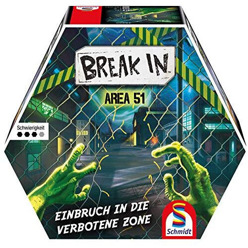 Schmidt Spiele 49380 Break In, Area 51, raadselspel, actiespel