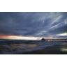 GUOHLOZ 1000 stuks, puzzel voor volwassenen, Zee, Newport Beach, Stormachtige zonsondergang, 75x50cm