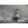 ANSNOW 1000 Stuk Jigsaw Puzzel, Bismarck Warships On The Sea Children/Laei610/38 * 26Cm